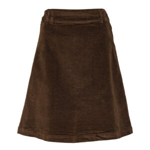 1164 Puk A-skirt color Coffee brown